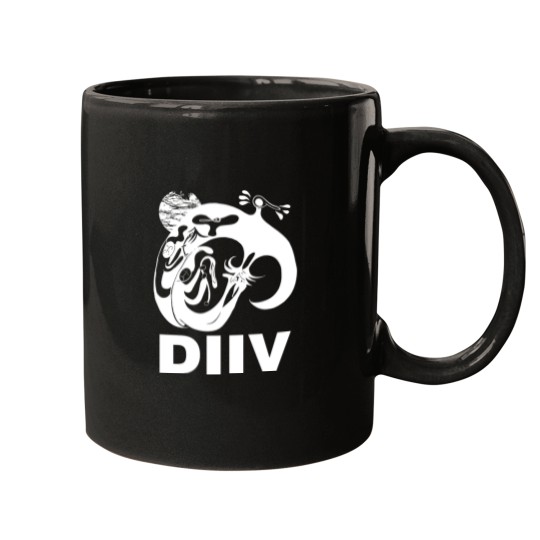 Discover Diiv Aesthetic - Logo White Mugs