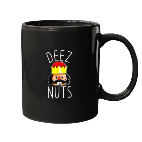 Discover Deez Nuts Nutcracker Funny Christmas Nut Cracker Meme Mugs