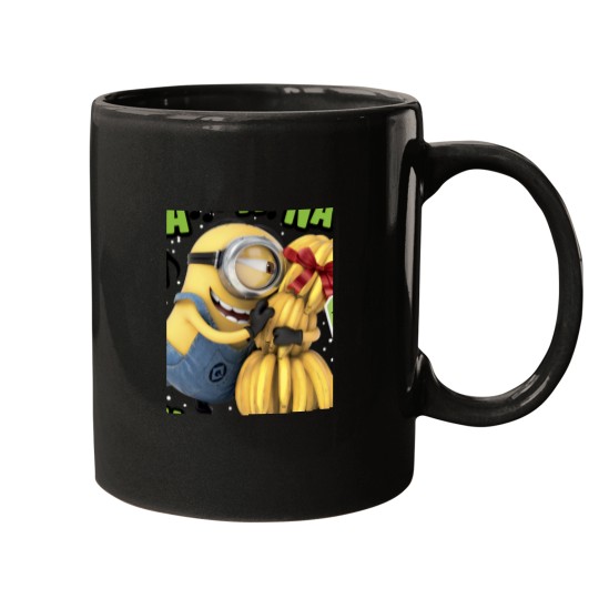 Discover Despicable Me Minion Banana Present Christmas Mugs
