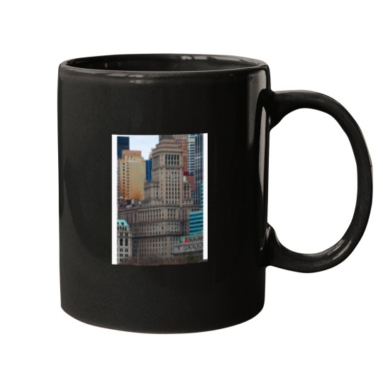 Discover Downtown Manhattan New York City Baseball ¾ Sleeve Mugs