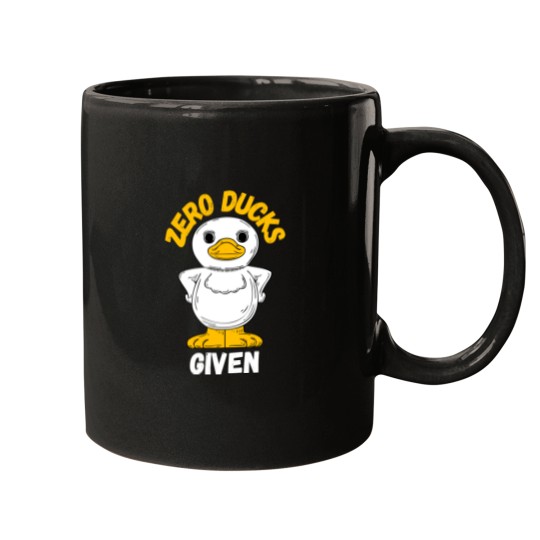 Discover zero ducks given Mugs