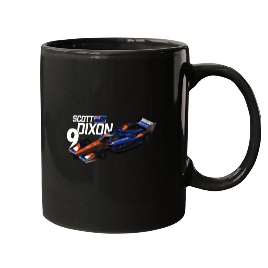 Discover Scott Dixon 2020 (white text on blue) Mugs