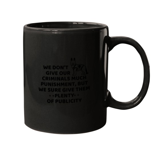Discover We don’t give our criminals much punishment, but we sure give them plenty of publicity. dog police q Mugs