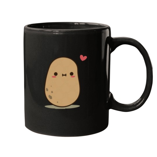 Discover Cute Potato in love Mugs