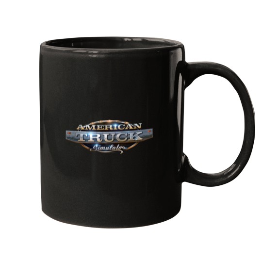 Discover American Truck Simulator Logo Mugs