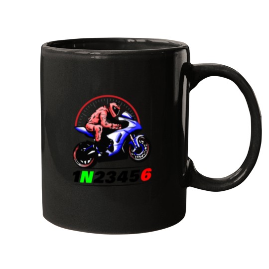 Discover 1N23456 - Motorcycle Gears Mugs