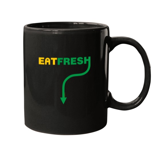 Discover Eat Fresh Mugs
