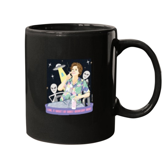 Discover Kate McKinnon SNL Alien Abduction Mugs
