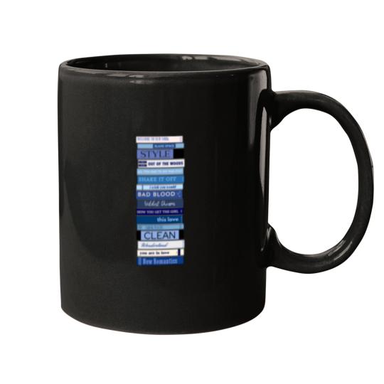 Discover 1989 Album Bookshelf Active Mugs