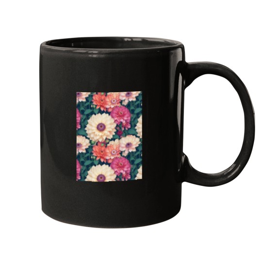 Discover Blossoming Garden Haven Graphic Mugs