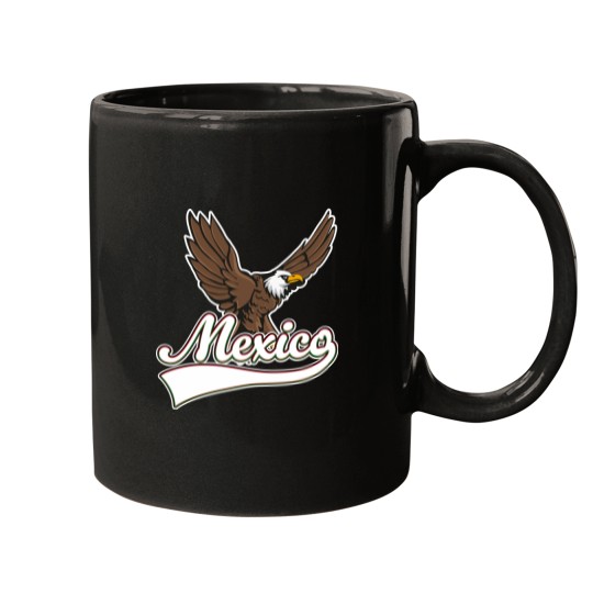 Discover Mexico eagle logo Mugs