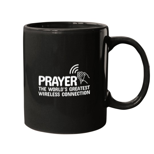Discover Prayer The Worlds Greatest Wireless Connection Christian Mugs