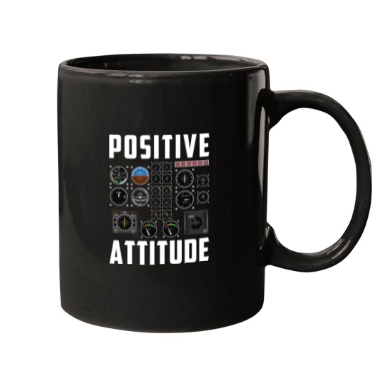 Discover Positive Attitude Pilot 6403 Mugs