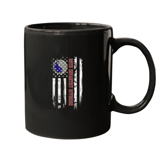 Discover 29th Infantry Division Veteran USA Flag Veterans Day Xmas Mugs