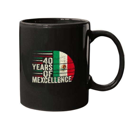 Discover 40 Year Old Birthday Mexican 40th Birthday Pun Vintage Mugs