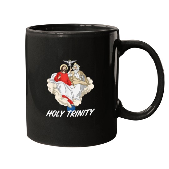Discover Holy Trinity Father Son and Holy Spirit Catholic Mugs