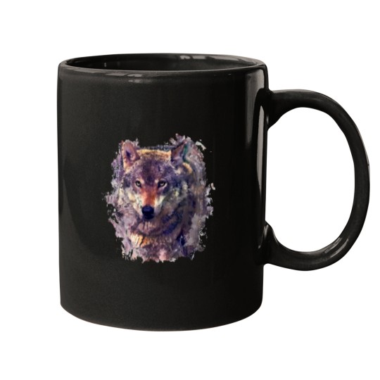 Discover Wolf art wolf Mugs