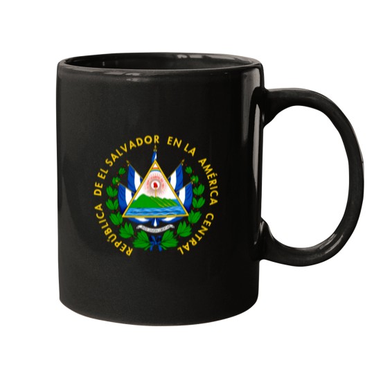 Discover el salvador coat of armss Mugs