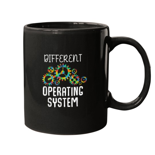 Discover Different Operating System Autism Awareness Puzzle Tolerance Mugs