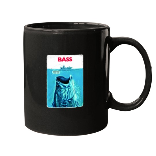 Discover Bigger Bass Boat Mugs