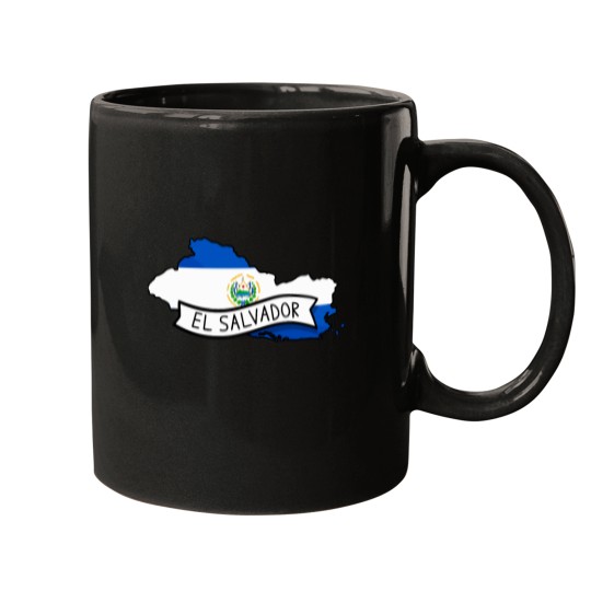 Discover .El Salvador Flag Map t t t Mugs