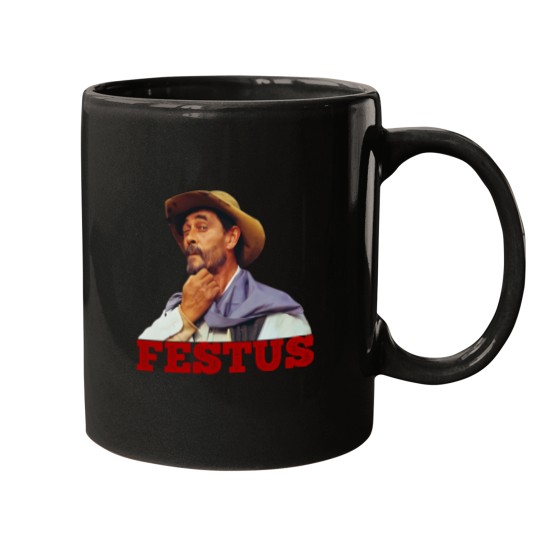 Discover Festus - Gunsmoke - 50s Tv Western Mugs