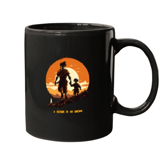 Discover Dragon Ball Z father's day Goku and Gohan Mugs