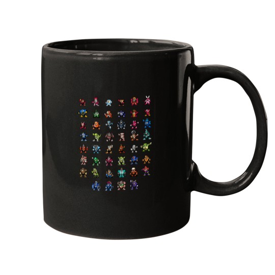 Discover Mega-Man 1-6 Robot Masters 1 Mugs