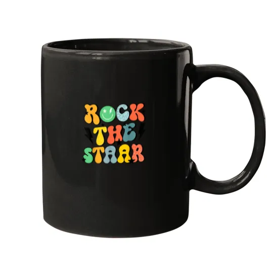 Discover Teacher  Test Day Rock The Funny Staar Test Squad 9463 Mugs