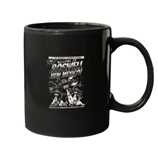 Discover Welcome to Roswell Sticker Mugs