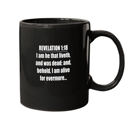 Discover Revelation 118 KJV Bible Verse Mugs