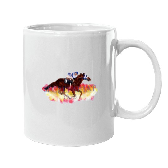 Discover Secretariat 1973 Triple Crown Winner- Famous Racehorses Mugs