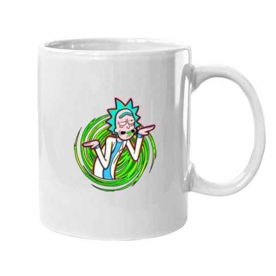Discover r sanche Chilling Rick And Rickandmorty Heartbeat Mugs