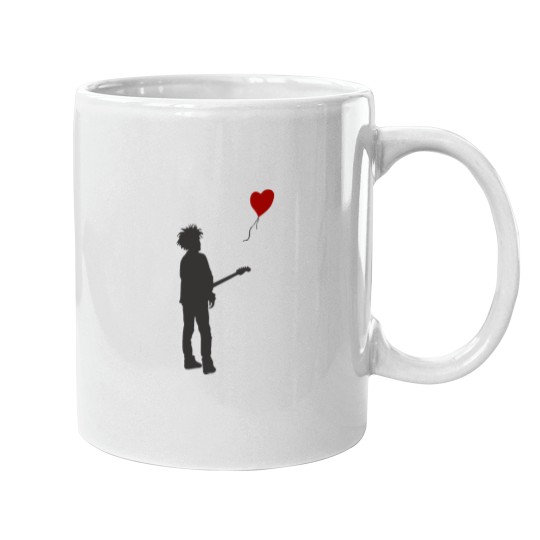Discover ROBERT THE CURE SMITH X BANKSY Mugs