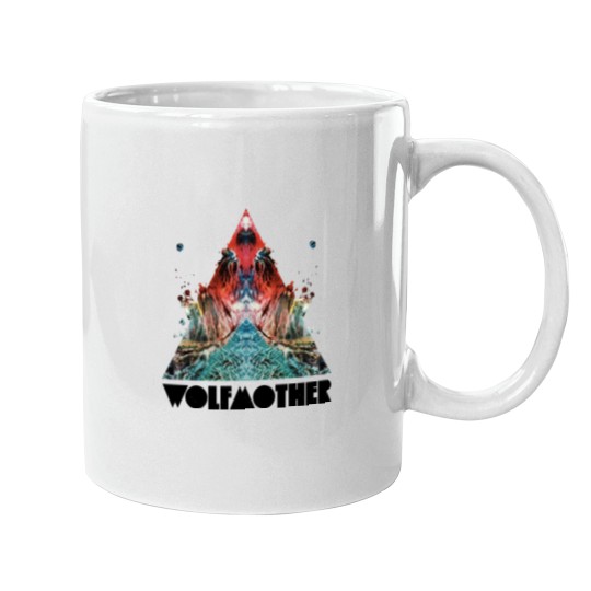 Discover Wolf Mother The Keys Inn logo (black) Mugs
