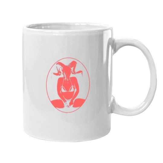 Discover Goat1 Skull Girl Active Mugs