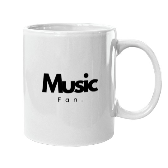 Discover Music fan,Love music,Minimalist,Black and white designe Mugs