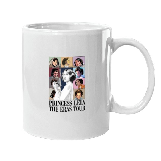 Discover Princess Leia Eras Tour Mugs, Vintage Princess Leia Mugs
