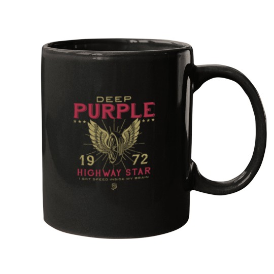 Discover 1972 Deep Purple Highway Star , Deep Purple Mug, Vintage Style Mugs