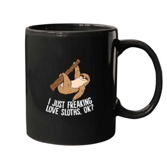 Discover Sloth Gifts I Just Really Like Sloths, Ok? Love Sloths Coffee Mug