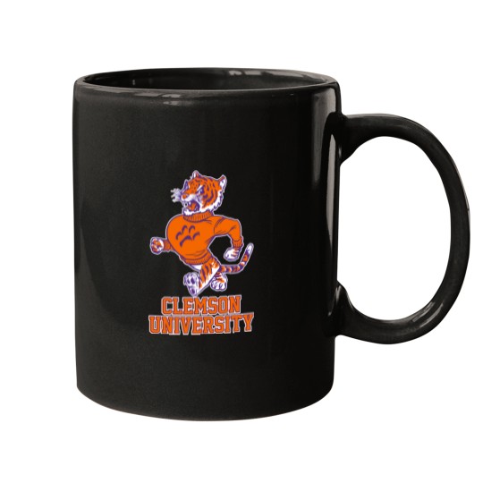 Discover Vintage Tiger Mascot for Clemson - Clemson - Mugs