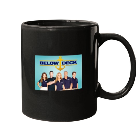 Discover below deck. Mugs