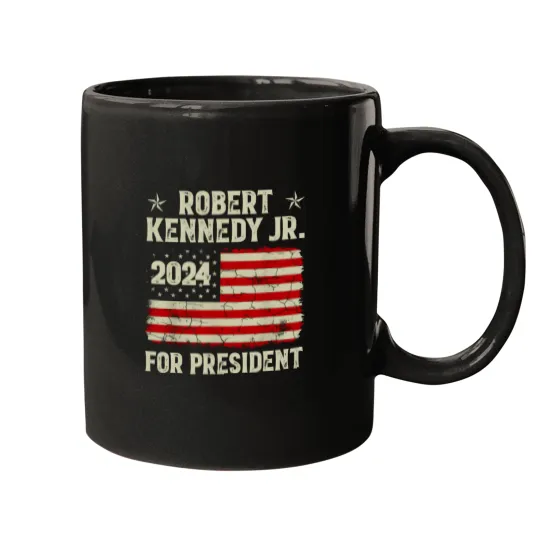 Discover Kennedy 2024 Mugs, RFK JR Campaign Coffee Cups