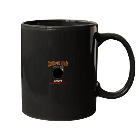Discover Total Solar Eclipse Mugs April 8th 2024, Rock Concert Tour Mugs with Path of Totality Cities