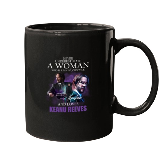 Discover Keanu Reeves Mugs, John Wick, Keanu Reeves Mugs