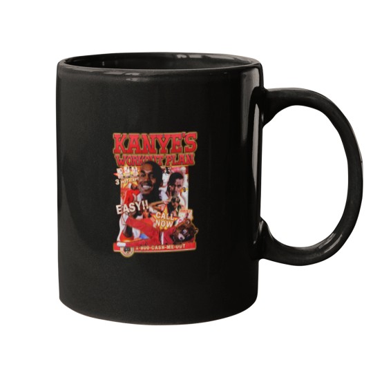 Discover Kanye Workout Plan Vintage Mugs