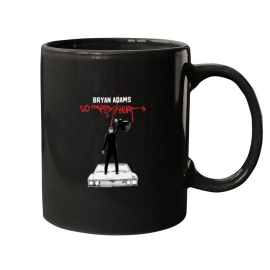 Discover Color Bryan Adams Tour 2023 Mugs, So Happy Hurts Tour, Vintage Bryan Adams Mugs