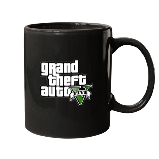 Discover Grand Theft Auto Logo, GTA-V Mugs