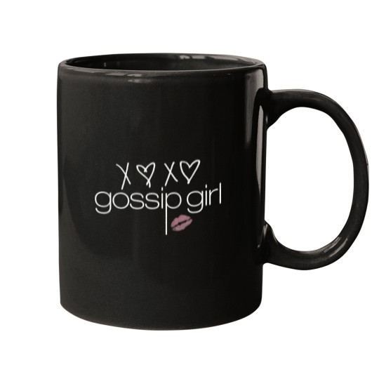 Discover Gossip Girl Lipstick XOXO Logo Mugs Mugs