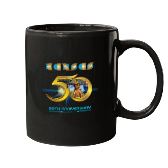Discover Kansas Band 50th Anniversary Mugs